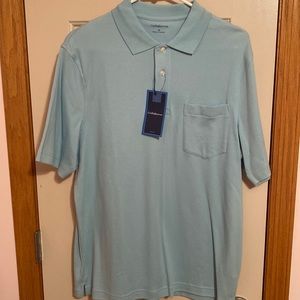 NWT Croft&Barrow Turquoise Polo